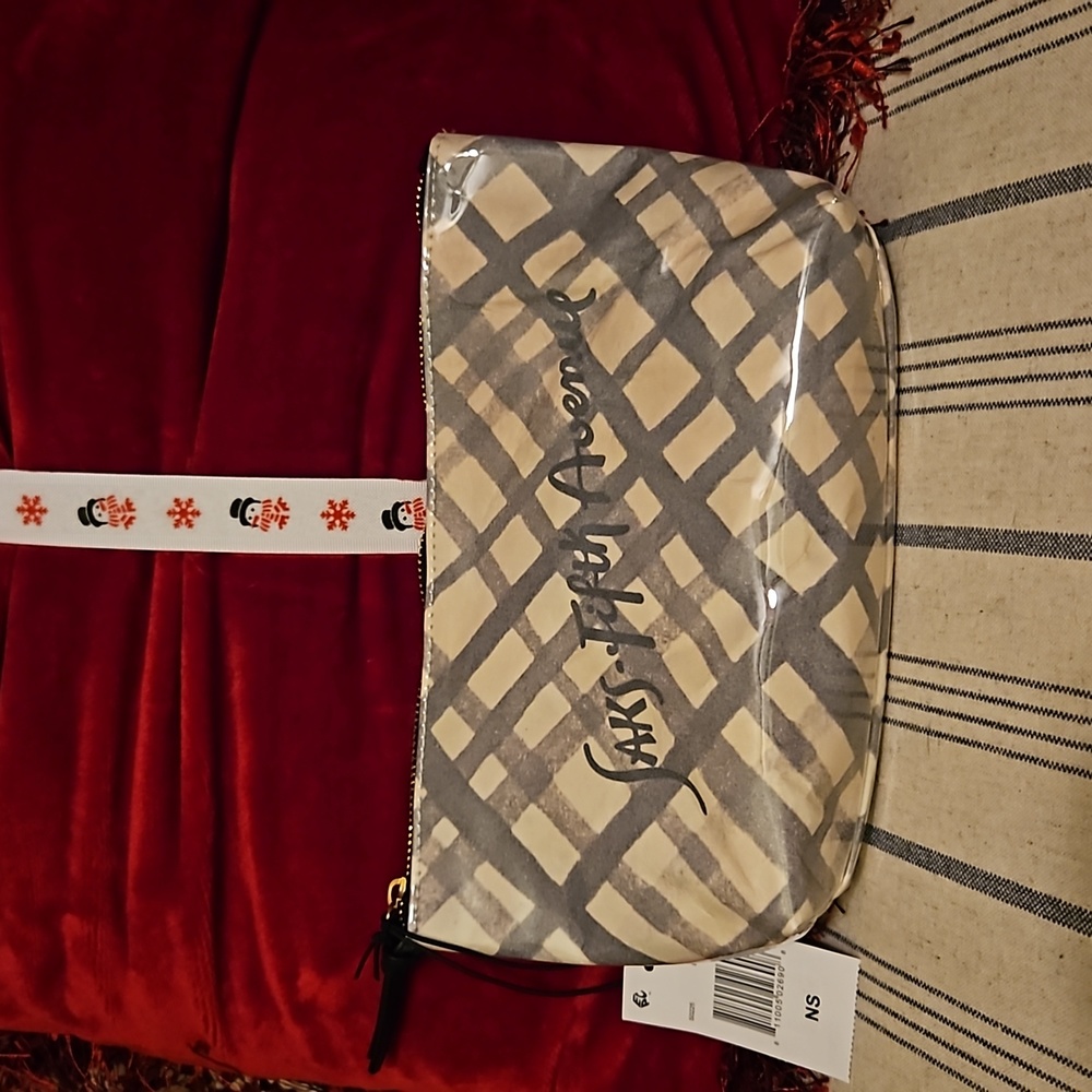 Saks cosmetic bag